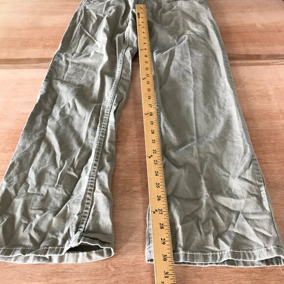 BKE Casuals Carter Jeans Men 33x30 Beige Low Rise Straight Leg Stretch Skater - Picture 8 of 13